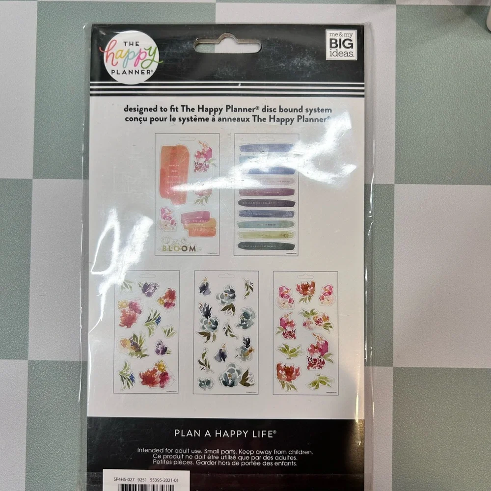 The Happy Planner Blooming Floral Sticker Set